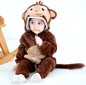 CozyCubs Flannel Baby Onesie – Adorably Cozy Dress-Up Outfit for Your Little One