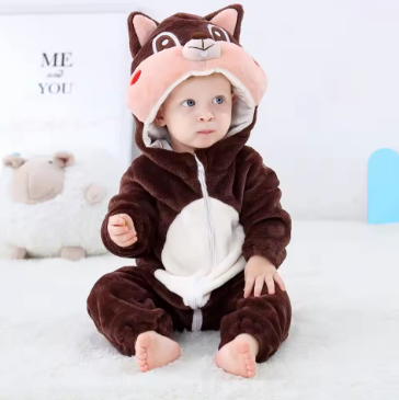 CozyCubs Flannel Baby Onesie – Adorably Cozy Dress-Up Outfit for Your Little One