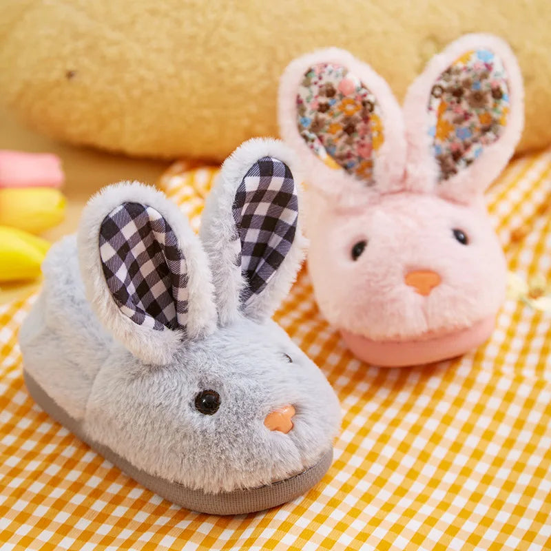 Cozy Bunny | Kids Slippers with Soft Furry Design | Warm Indoor Footwear for Comfort 0