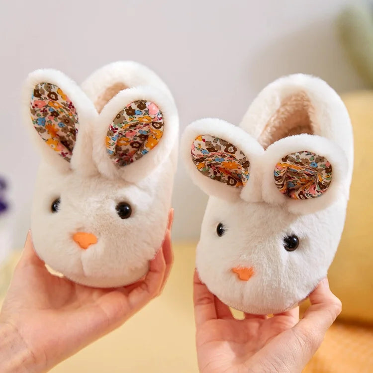 Cozy Bunny | Kids Slippers with Soft Furry Design | Warm Indoor Footwear for Comfort 2
