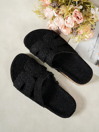 Cozy Comfort | Women's Slippers with Faux Fur & Adjustable Straps | Soft and Warm for Indoor and Outdoor Use 6