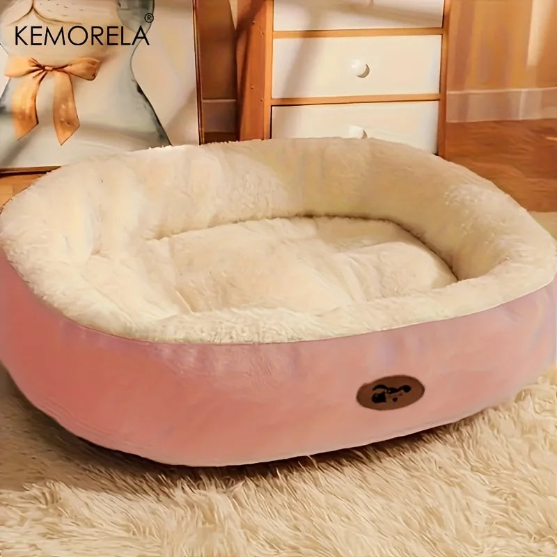 Cozy Haven | Large Dog Bed with Plush Cushion & Machine Washable Design | Comfortable Pet Bed for All Breeds 3