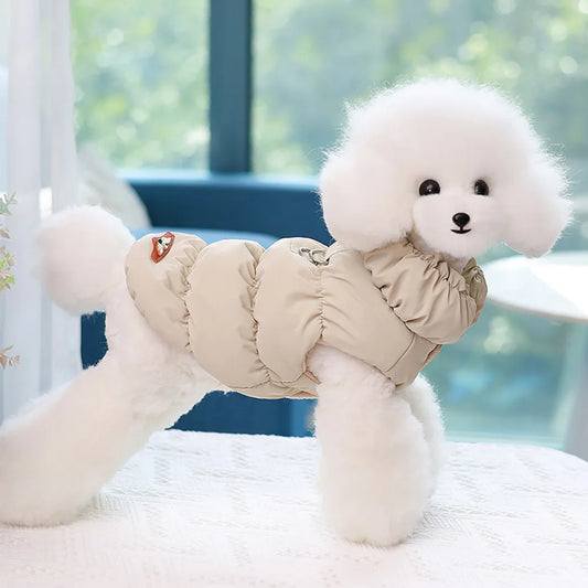 Cozy Pet Apparel | Dog Coat for Winter with Padded Insulation | Stylish Vest for Small Breeds 4