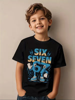 Creative Kids | Graphic Print T-Shirt with Soft Cotton Blend | Fun Summer Tee for Boys and Girls 0
