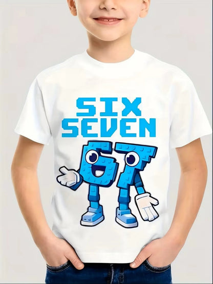 Creative Kids | Graphic Print T-Shirt with Soft Cotton Blend | Fun Summer Tee for Boys and Girls 9