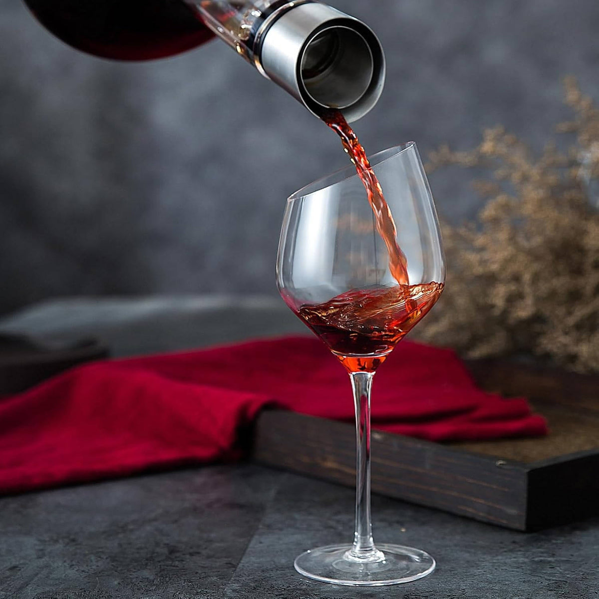 Crystal Glass Wine Decanter Aerator Carafe 5