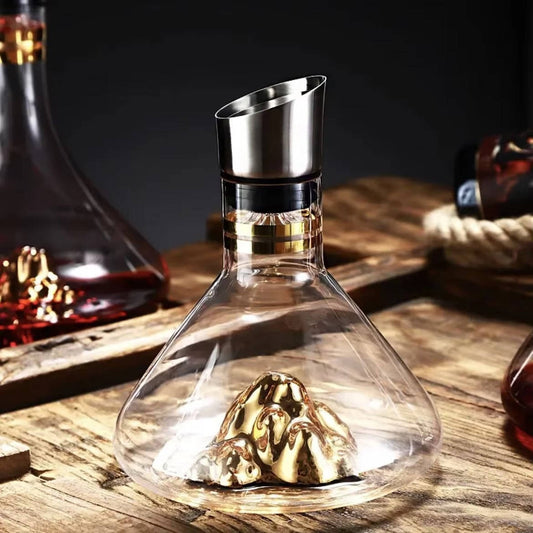 Crystal Glass Wine Decanter Aerator Carafe 8