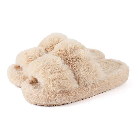 Daisy | Women’s Cozy Faux Fur Slide Slippers 1