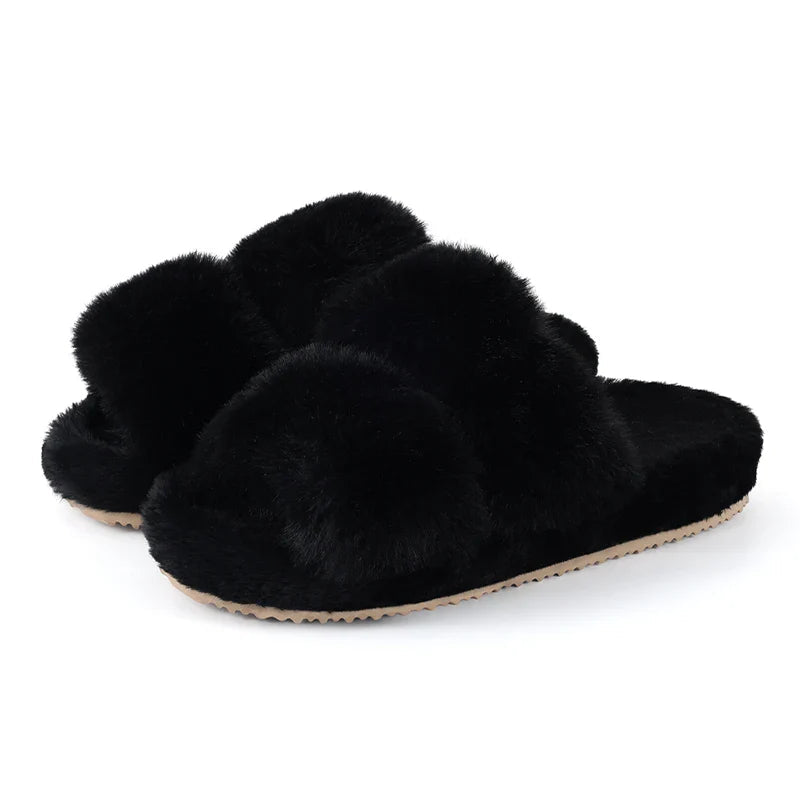 Daisy | Women’s Cozy Faux Fur Slide Slippers 2