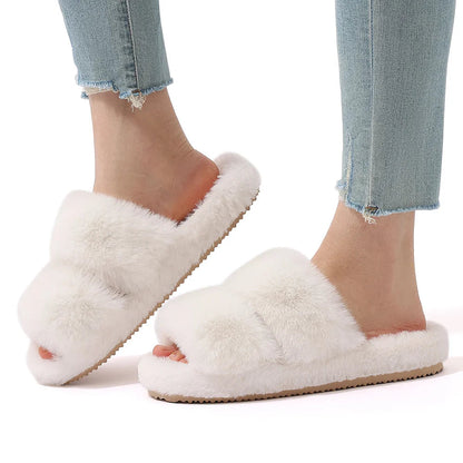 Daisy | Women’s Cozy Faux Fur Slide Slippers 7