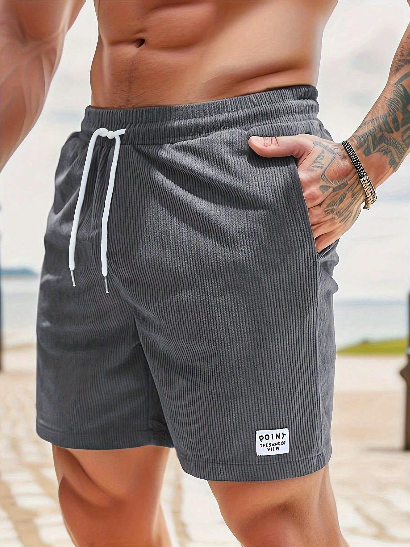 Derek | Men Relaxed Fit Casual Drawstring Shorts 10