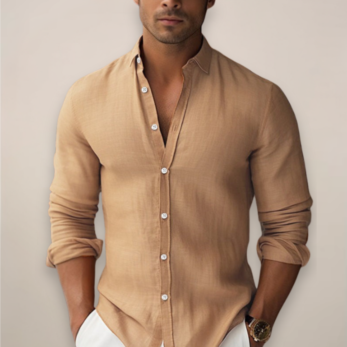 Doug | Men’s Casual Button Up Summer Shirt 3