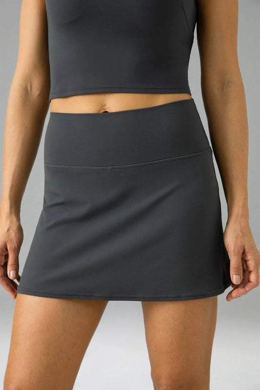 Dreamlux Athletic Tennis Skirt w/ Built-in Shorts & Pockets 0