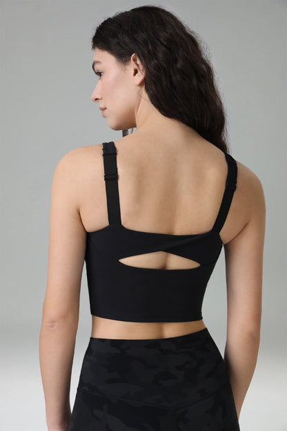 Dreamlux Criss-Cross Back Sports Bra 4