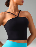 Dreamlux Cross-Front Halter Top w/ Convertible Straps 0