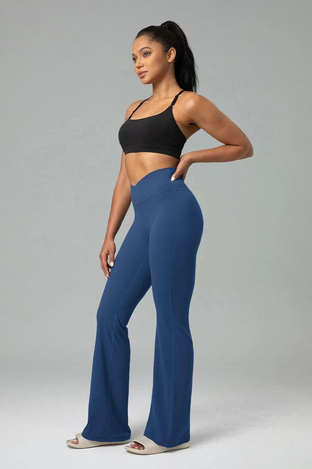 Dreamlux Crossover Flared Bootcut Yoga Pant 29.5