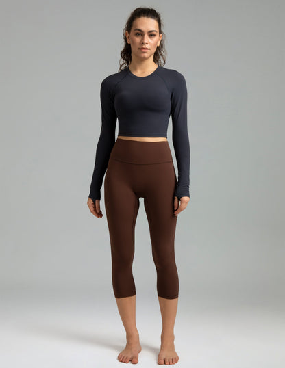 Dreamlux High Waisted No Front Seam 21" Workout Legging 2