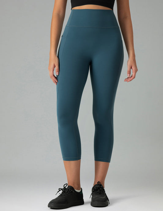 Dreamlux High Waisted No Front Seam 21" Workout Legging w/ Pockets 13