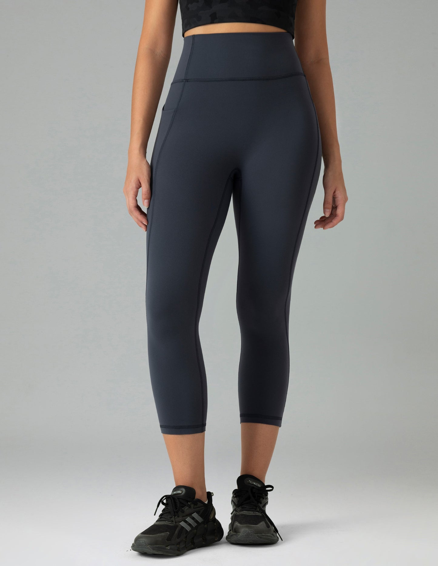 Dreamlux High Waisted No Front Seam 21" Workout Legging w/ Pockets 5