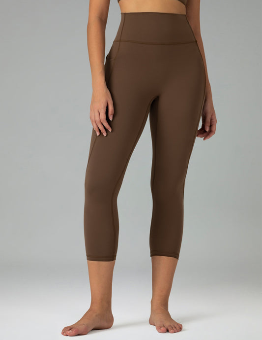 Dreamlux High Waisted No Front Seam 21" Workout Legging w/ Pockets 9