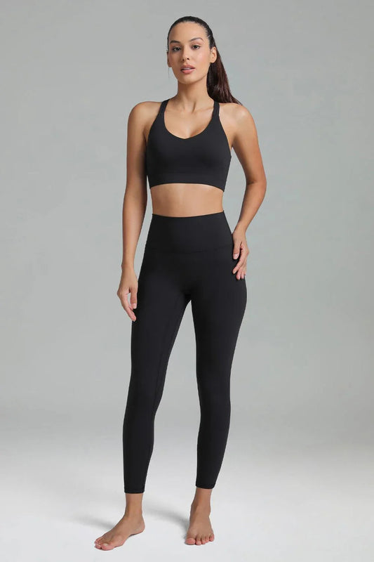 Dreamlux High Waisted No Front Seam 25" 7/8 Workout Legging 1