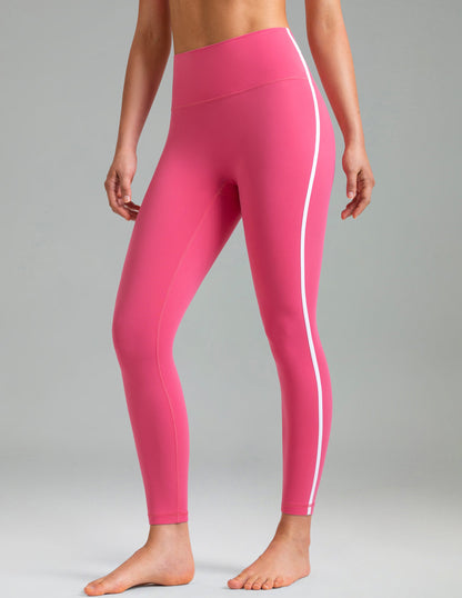 Dreamlux High Waisted No Front Seam 25" Yoga Legging w/ Contrast Trim 10