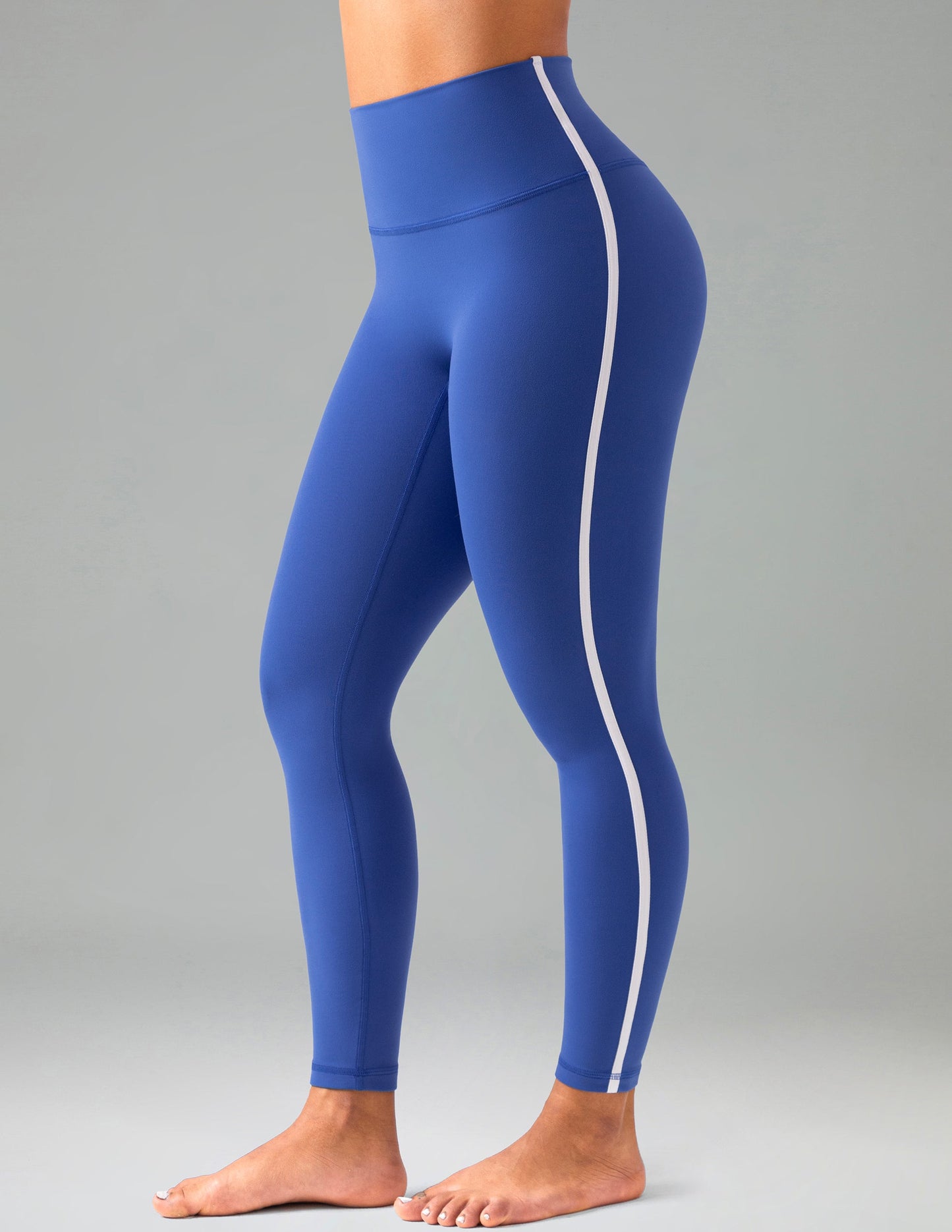 Dreamlux High Waisted No Front Seam 25" Yoga Legging w/ Contrast Trim 5