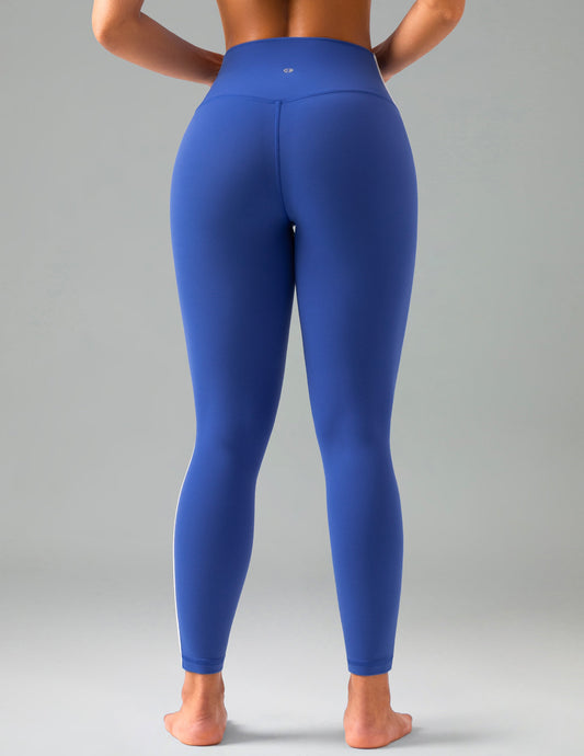 Dreamlux High Waisted No Front Seam 25" Yoga Legging w/ Contrast Trim 8