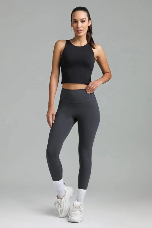 Dreamlux High Waisted No Front Seam 28" Full Length Workout Legging 0