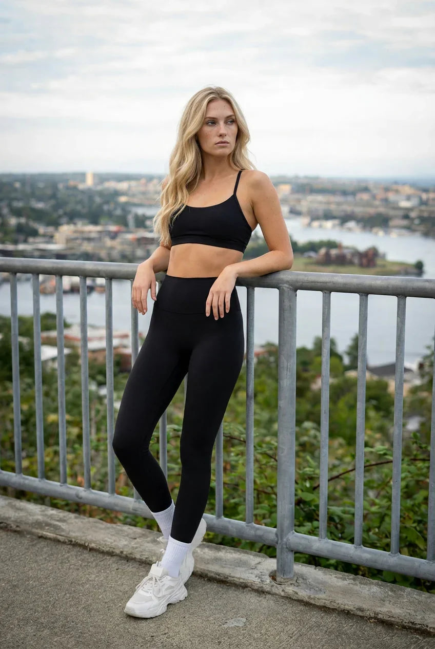 Dreamlux High Waisted No Front Seam 28" Full Length Workout Legging 1