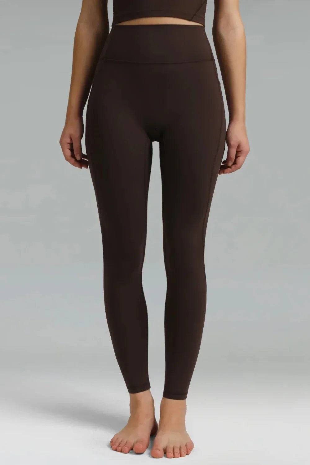 Dreamlux High Waisted No Front Seam 28" Full Length Workout Legging w/ Pockets 0