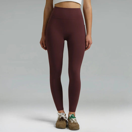 Dreamlux High Waisted No Front Seam 28" Full Length Workout Legging w/ Pockets 10