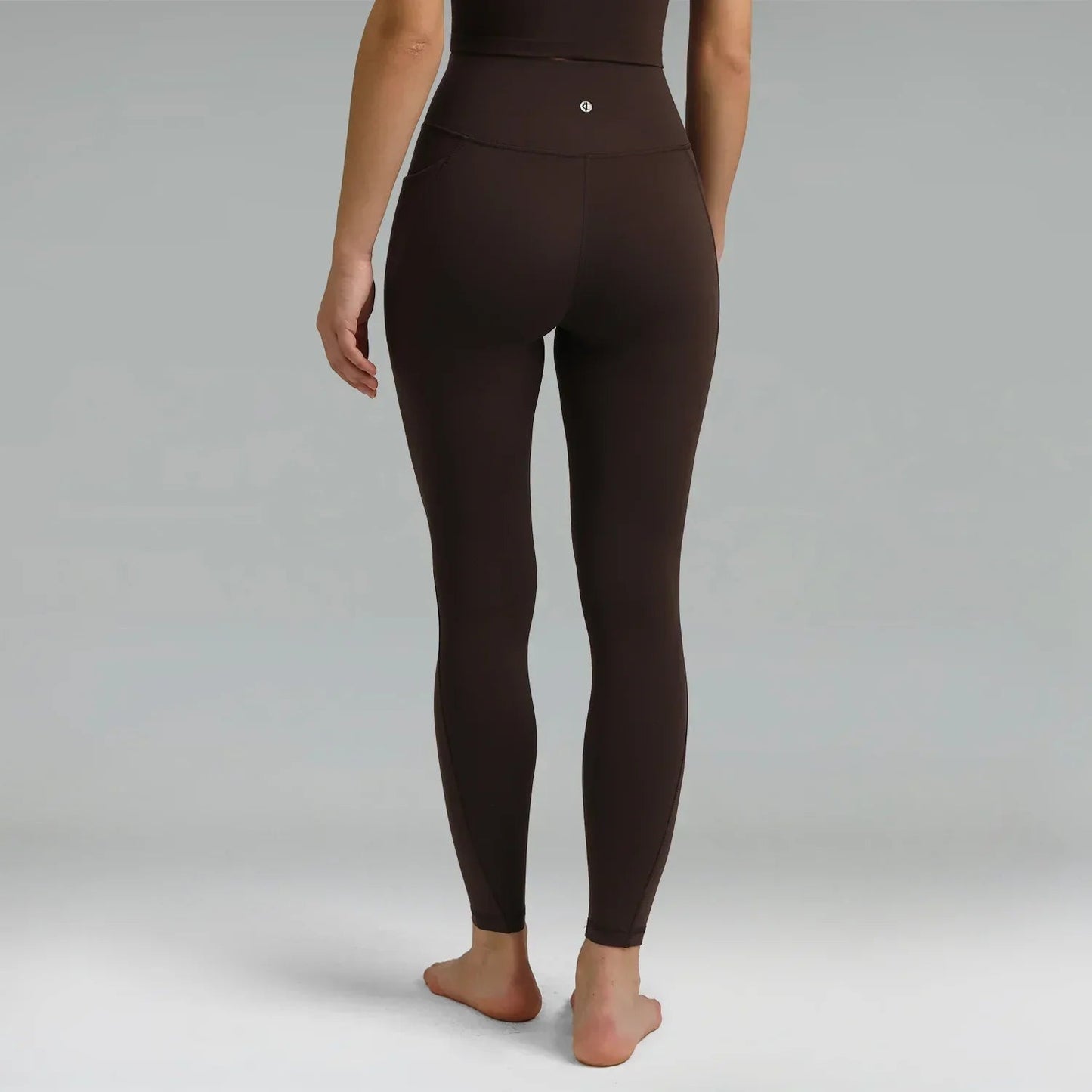 Dreamlux High Waisted No Front Seam 28" Full Length Workout Legging w/ Pockets 6