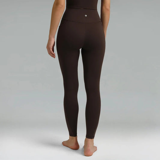 Dreamlux High Waisted No Front Seam 28" Full Length Workout Legging w/ Pockets 6