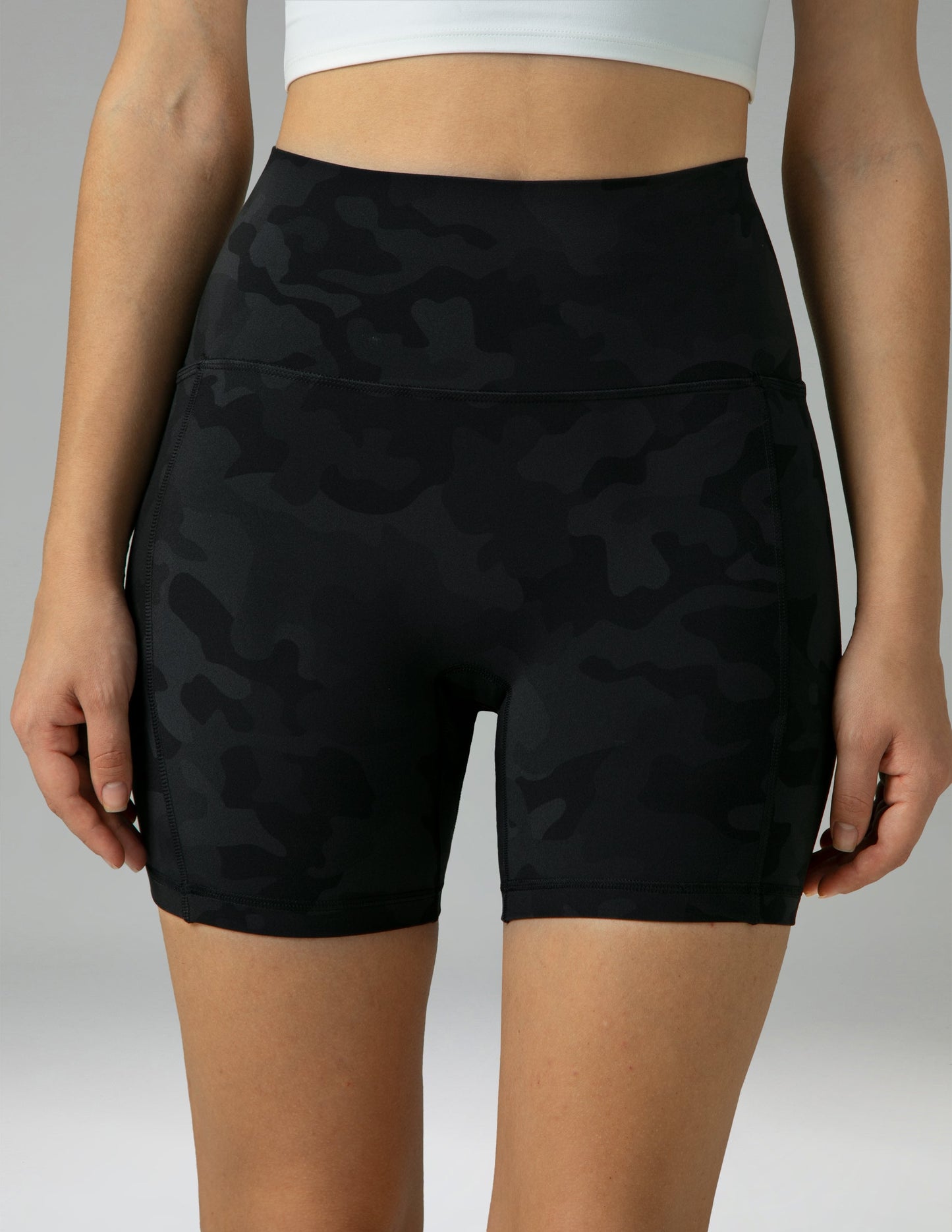 Dreamlux High Waisted No Front Seam 6" Biker Short w/ Pockets 13