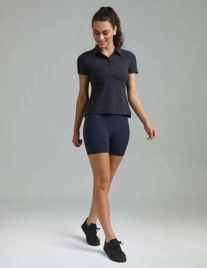 Dreamlux High Waisted No Front Seam 6" Workout Short 1