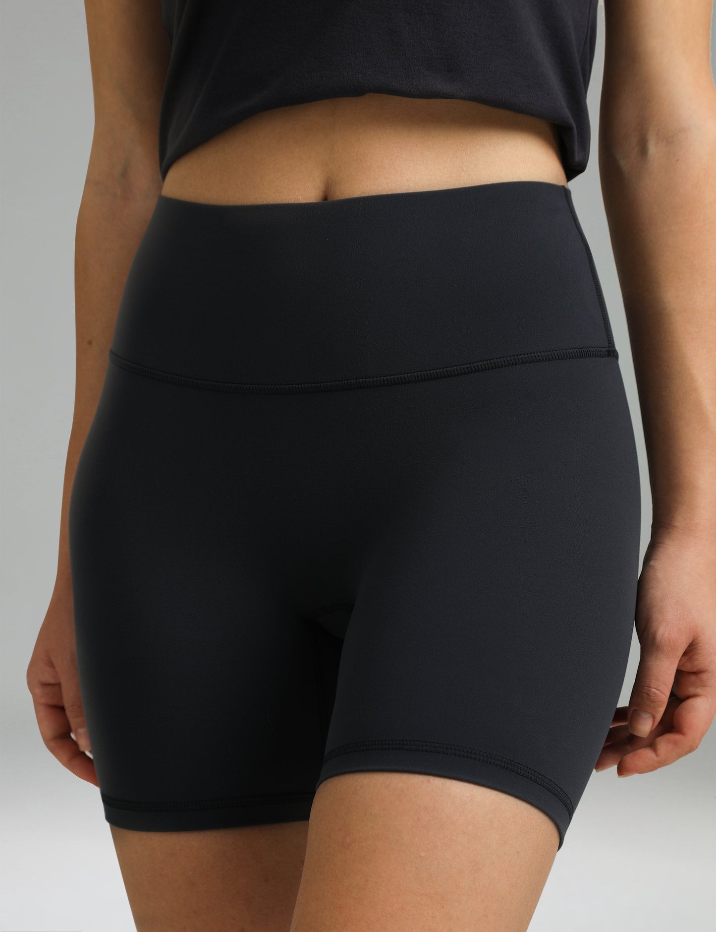 Dreamlux High Waisted No Front Seam 6" Workout Short 10