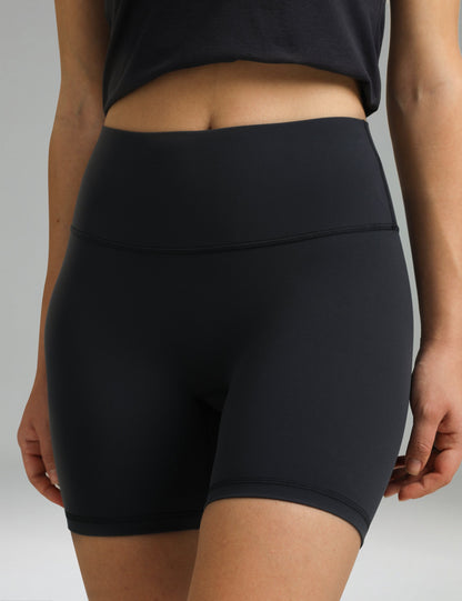 Dreamlux High Waisted No Front Seam 6" Workout Short 10