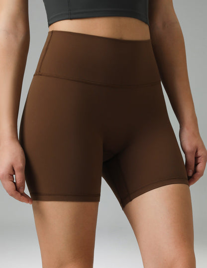 Dreamlux High Waisted No Front Seam 6" Workout Short 11