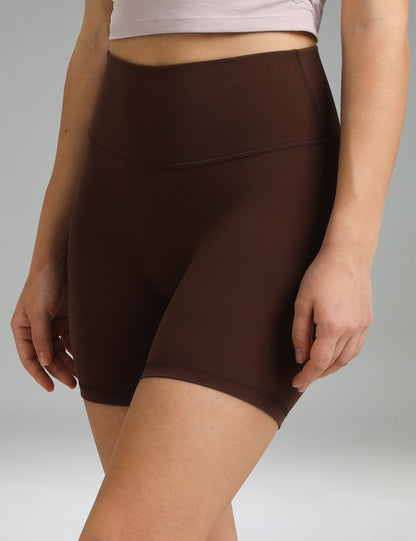 Dreamlux High Waisted No Front Seam 6" Workout Short 13