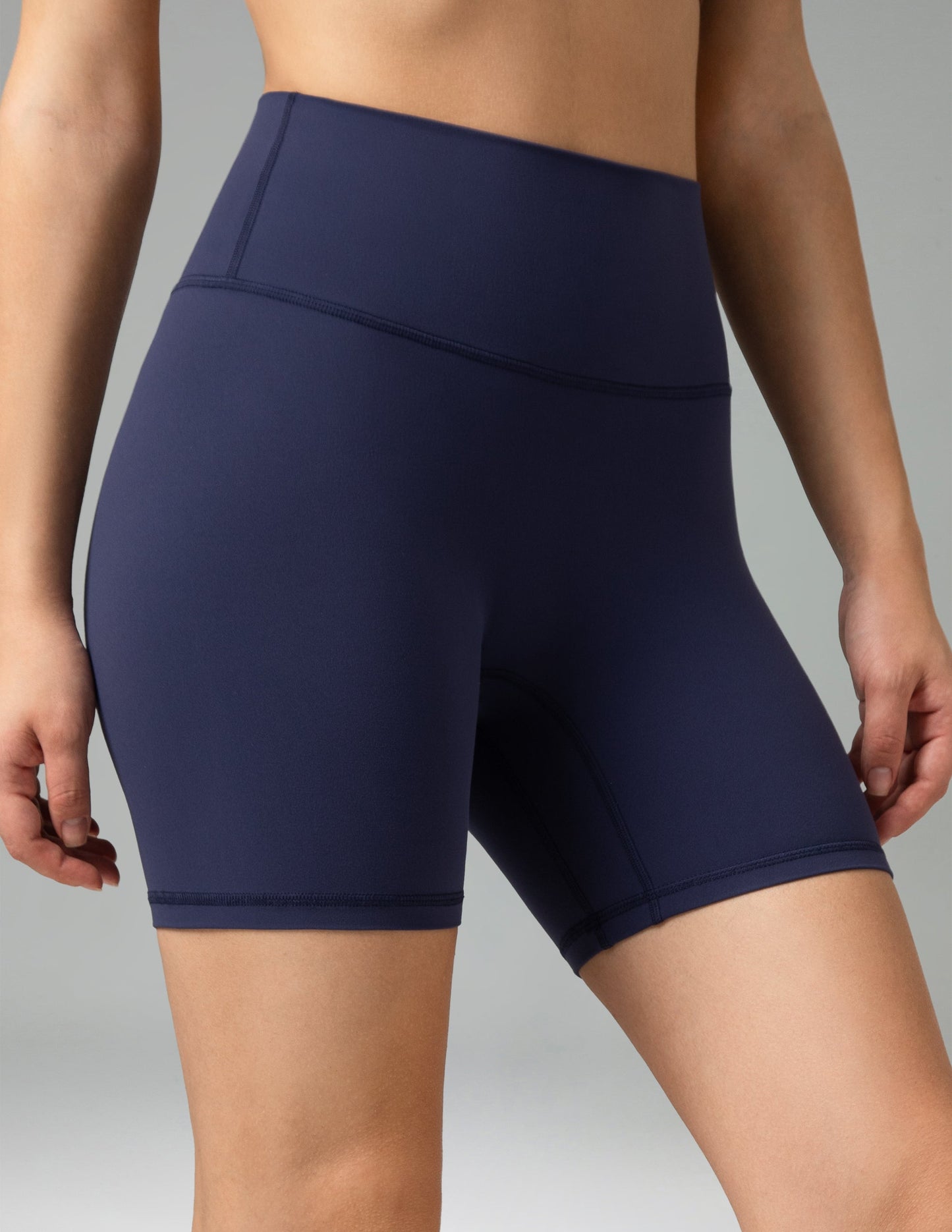 Dreamlux High Waisted No Front Seam 6" Workout Short 2