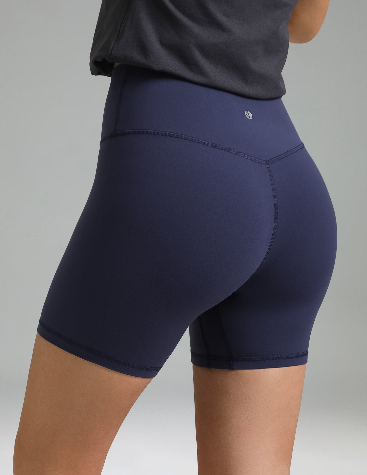 Dreamlux High Waisted No Front Seam 6" Workout Short 3