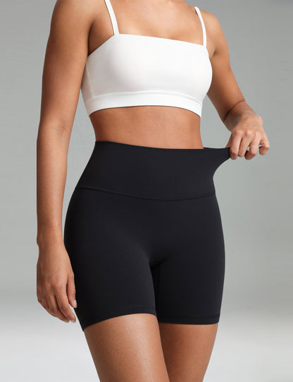 Dreamlux High Waisted No Front Seam 6" Workout Short 7