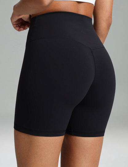 Dreamlux High Waisted No Front Seam 6" Workout Short 8