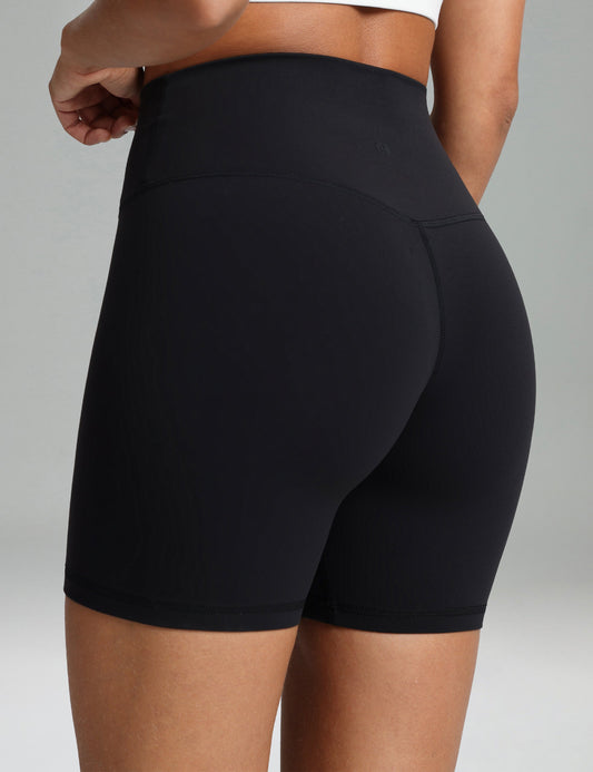 Dreamlux High Waisted No Front Seam 6" Workout Short 8