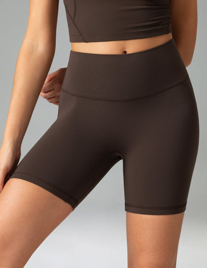 Dreamlux High Waisted No Front Seam 6" Workout Short 9