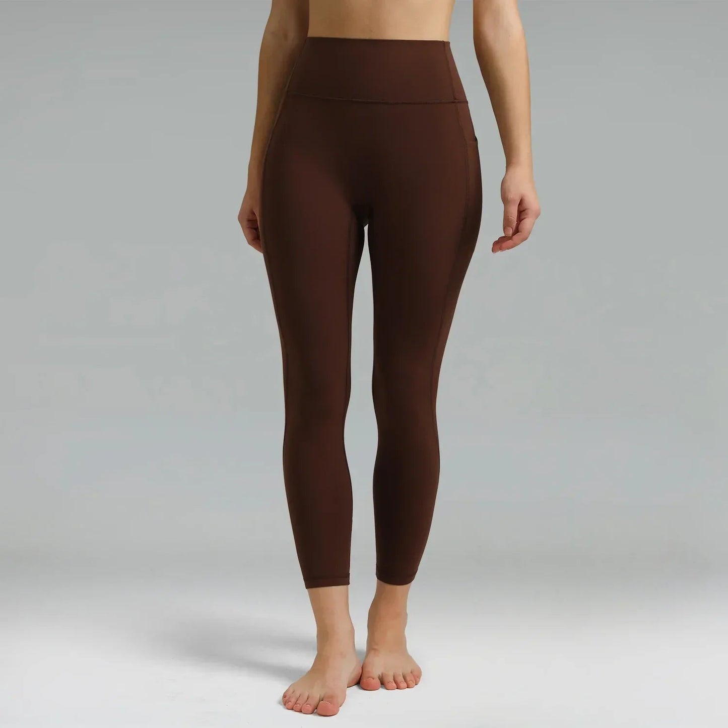 Dreamlux High Waisted No Front Seam 7/8 Workout Legging w/ Pockets 12