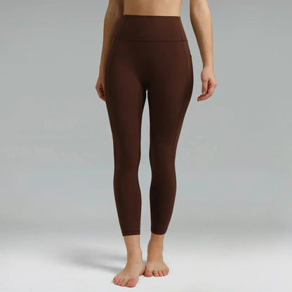 Dreamlux High Waisted No Front Seam 7/8 Workout Legging w/ Pockets 12
