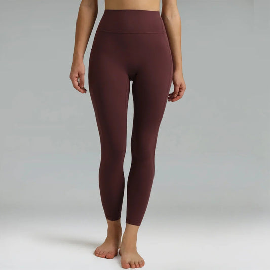 Dreamlux High Waisted No Front Seam 7/8 Workout Legging w/ Pockets 13