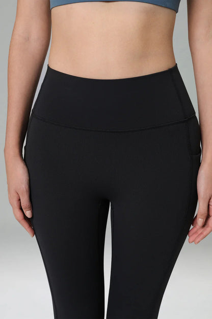 Dreamlux High Waisted No Front Seam 7/8 Workout Legging w/ Pockets 7